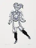 Fabien by Alfred Pellan, 1971, colour serigraph on paper, sold Apr 2021