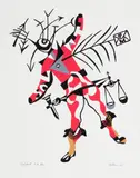 Soldat by Alfred Pellan, 1971, colour serigraph on paper, sold Apr 2021