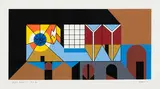 Palais Ducal - C - by Alfred Pellan, 1973, colour serigraph on paper, sold Apr 2021
