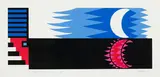 Au bord de la mer - B - by Alfred Pellan, 1975, colour serigraph on paper, sold Apr 2021