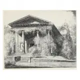 Playmakers’ Theater, University of North Carolina at Chapel Hill, Chapel Hill, North Carolina by Louis Orr, Etching, sold Feb 2024