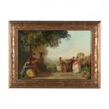 Dreamland by Frederick Ballard Williams, Oil on canvas, sold Feb 2024