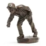 Peasant Boy by Jose Cardona Furro, Patinated bronze, sold Feb 2024