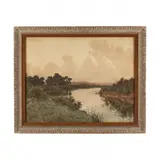 Evening After Rain by Henri Tebbitt, Watercolor on paper, sold Feb 2024