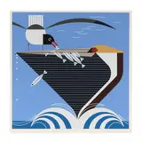 Pelican Pantry by Charley Harper, Serigraph in colors, sold Feb 2024