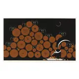 Raccoonnaissance by Charley Harper, Serigraph in colors, sold Feb 2024
