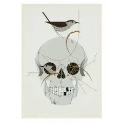 House Wrens by Charley Harper, Serigraph in colors, sold Feb 2024