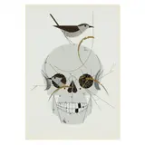 House Wrens by Charley Harper, Serigraph in colors, sold Feb 2024