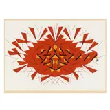 The Last Sunflower Seed by Charley Harper, Serigraph in colors, sold Feb 2024