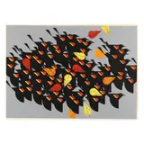 Birds of a Feather by Charley Harper, Serigraph in colors, sold Feb 2024