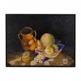 Modernist Still Life by La Rose, Oil on canvas, sold Feb 2024