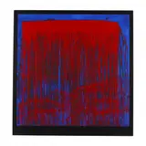 Red and Blue Berlin Waterfall by Pat Steir, Screenprint in colors on wove paper, sold Feb 2024