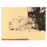 Untitled ( The Cleveland Orchestra Print ) by Helen Frankenthaler, Silkscreen print in colors on Arches Cover paper, sold Feb 2024