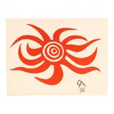 Sunburst by Alexander Calder, Lithograph in colors, sold Feb 2024