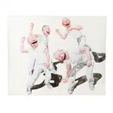 Untitled (Smile-ism No. 15) by Yue Minjun, Lithograph in colors, sold Feb 2024