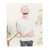 Untitled (Smile-ism No. 22) by Yue Minjun, Lithograph in colors, sold Feb 2024
