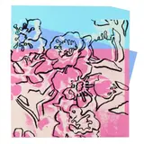 Ylang-Ylang by Andy Warhol, Unique color screenprint and acrylic paper collage on canvas, sold Feb 2024