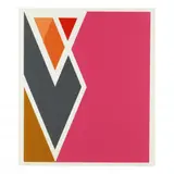 Untitled by Larry Zox, Screenprint on paper, sold Feb 2024