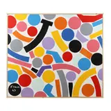 Large Colorful Abstract Painting by Sam Ezell, Oil on canvas, sold Feb 2024