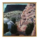 Winter Desert (New Mexico) by Maud Gatewood, Acrylic on canvas, sold Feb 2024