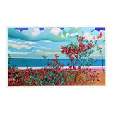 Bougainvillea by Paul Minnis, Acrylic on canvas, sold Feb 2024