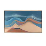 Abstract Waves by Bob Rankin, Acrylic on canvas, sold Feb 2024
