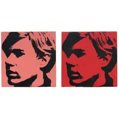 A. by A. Andy Warhol, Sérigraphie et acrylique sur toile, sold Jun 2024