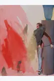 Gwendoline by Allen Jones, 1979, Gouache et aquarelle sur papier, sold Oct 2024