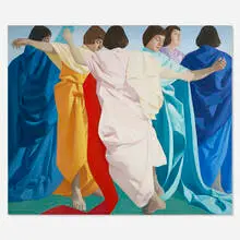 Celebration by Harold Bruder, 1969, oil on canvas, sold May 2026