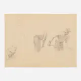 Untitled by Roger Baker, 1956, graphite on paper, sold May 2026