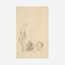 Russian Erotica by Pavel Tchelitchew, 1984, graphite on paper, sold May 2026