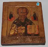 Russisch, um 1800 by Hl. Nikolaus, tempera, sold Dec 2016