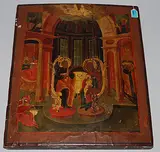 Russisch, 19.Jh by Geburt der Maria, tempera, offered Dec 2016