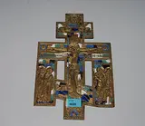 Russisch, um 1800 by Metallikone "Erweitertes Hauskreuz", bronze, offered Dec 2016
