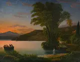 Jesus erscheint sieben Jüngern am See Tiberias by Friedrich Meyer, oil on canvas, offered Dec 2016