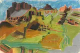 Klausenpass by Erna Schillig, 1931, pastel, sold Dec 2016