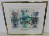 Ohne Titel, 1982 by Hans Affeltranger, acrylic, sold Dec 2016