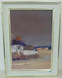 Sonne über den Hügeln by Hans Ruedi Sieber, oil on canvas, sold Dec 2016
