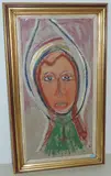 Marienportrait by Walter Arnold Steffen, oil on board, offered Dec 2016