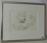 Komposition by Max von Moos, 1958, ink, sold Dec 2016