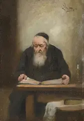 Gegenstücke: Zwei Rabbiner by Hans Winter, oil on panel, offered Sep 2016