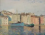 Ansicht von Rovigno by Alfred Zoff, 1925, oil on canvas, sold Sep 2016