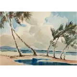 Untitled by Yong Mun Sen, watercolor, sold Dec 2023