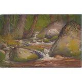 Cow Creek by James Everett Stuart, oil on canvas, sold Dec 2023
