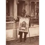 The London Boardman," from "Street Life in London by John Thompson, 1877, albumen print from collodion negative, sold Dec 2023