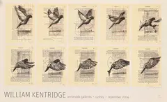 Annandale Galleries 2004 Exhibition Poster by William Kentridge, giclée print, sold Nov 2025