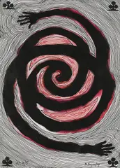 Spiral Figure by Barthélémy Toguo, giclée print, sold Nov 2025