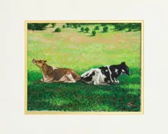 Summer Siesta by Del-Bourree Bach, 1997, Acrylic on Canvas, sold Mar 2025