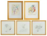 A Prayer for the Suffering by Eva Bouzard-Hui, 1993, Mixed Media on Paper, sold Mar 2025