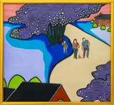 Connecticut by Kayo Lennar, 1983, Oil on Canvas, sold Mar 2025